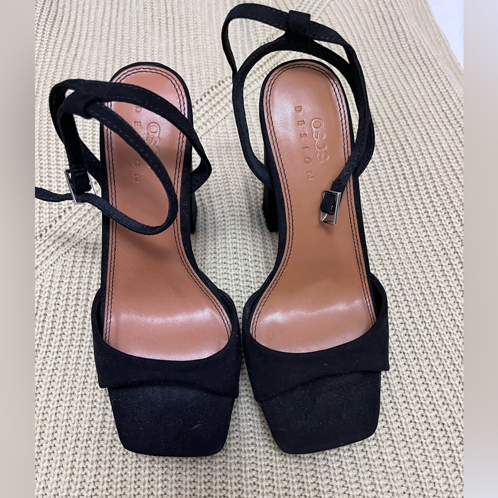 ASOS Black Strappy Heels